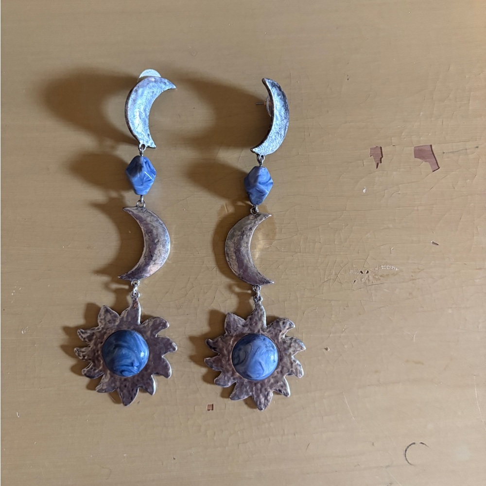 Free People Celestial Earrings Dangle - Picture 2 of 2